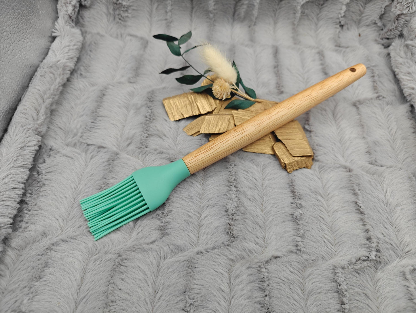 Silikonpinsel personalisiert Grillpinsel Backpinsel 27 cm lang 4 Farben zur Wahl backen marinieren, kochen mit individueller Gravur Geschenk