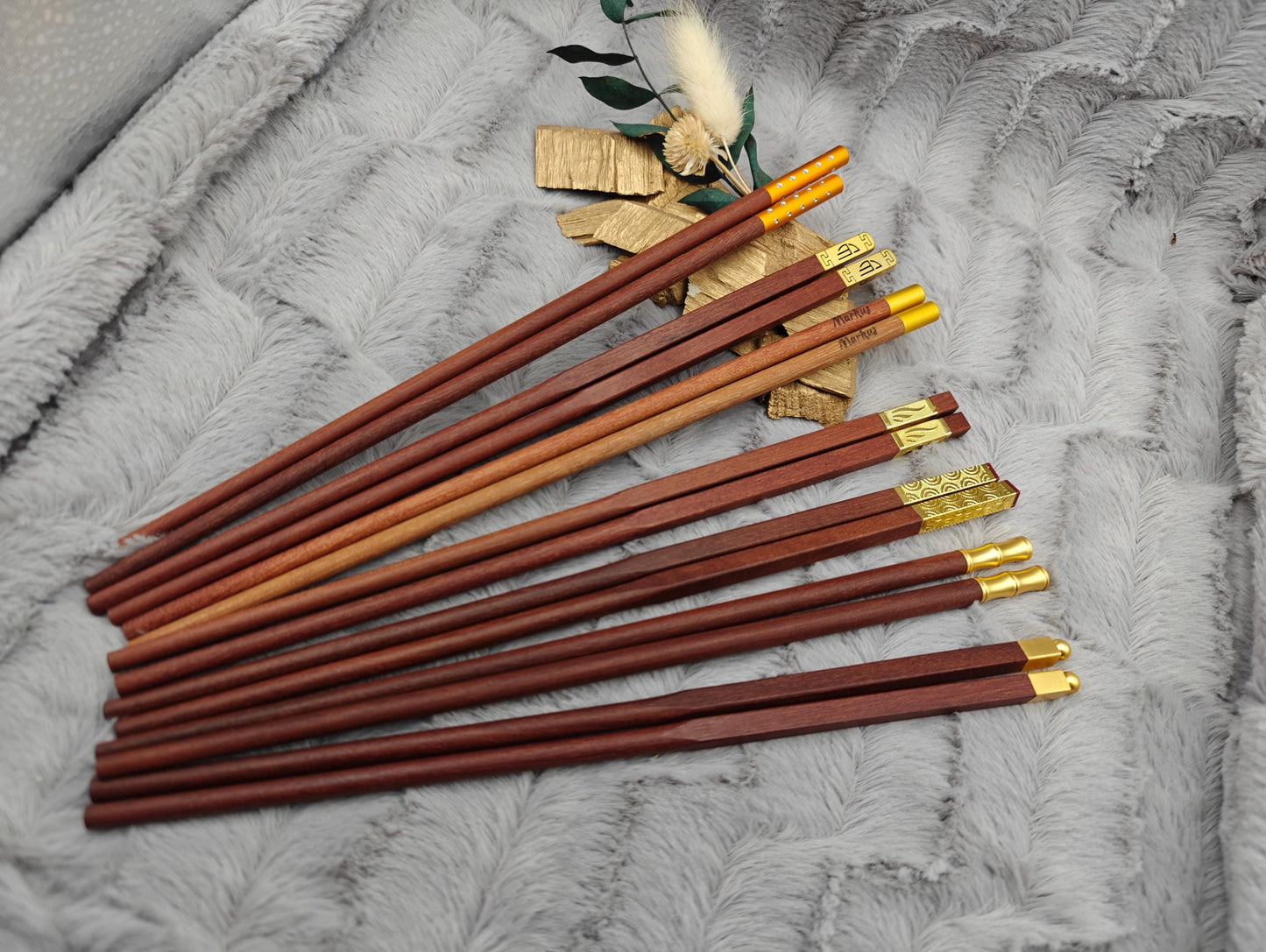 1 Paar Chopsticks personalisiert 2 Stück Essstäbchen mit Gravur 25 cm 7 Varianten zur Wahl Geschenk