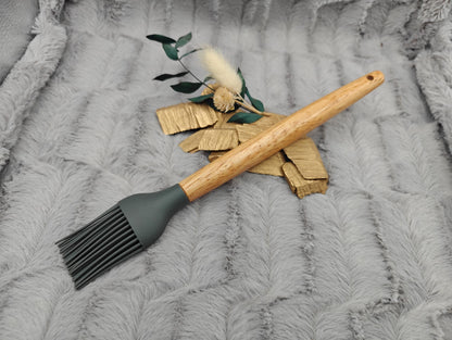 Silikonpinsel personalisiert Grillpinsel Backpinsel 27 cm lang 4 Farben zur Wahl backen marinieren, kochen mit individueller Gravur Geschenk