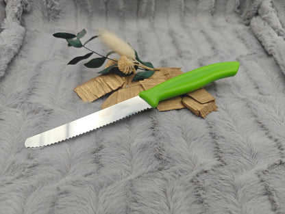 Messer personalisiert Küchenmesser Tomatenmesser mit individueller Gravur 11 cm Klinge 7 Farben zur Wahl