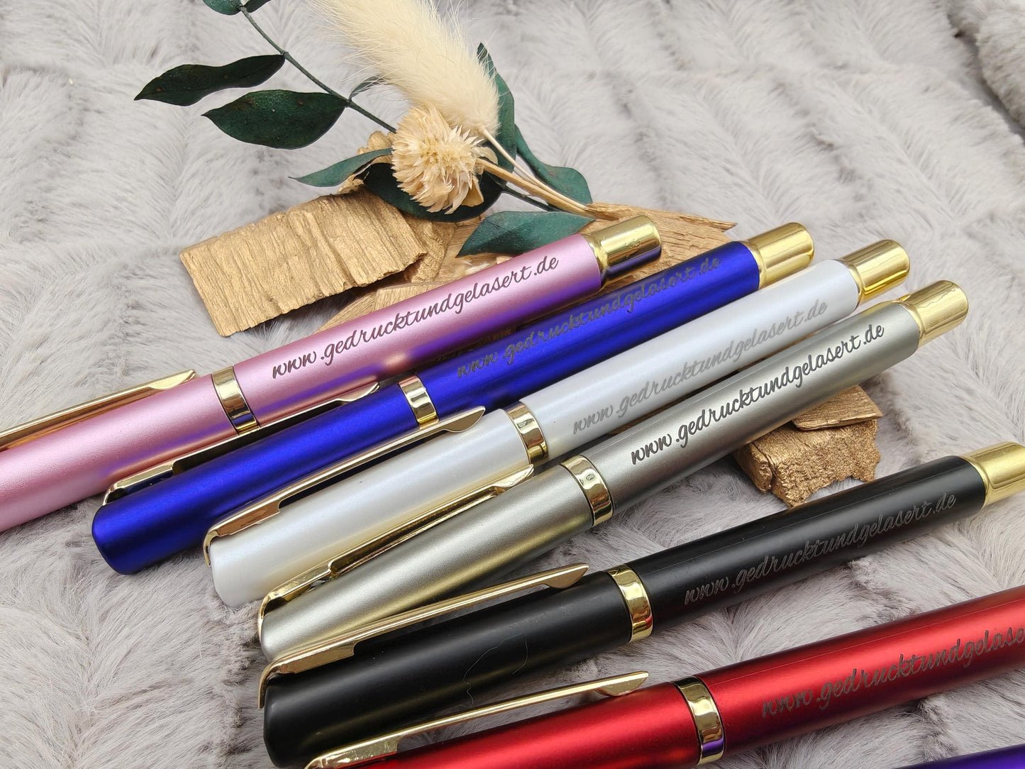 Gelstift personalisiert mit Gravur Kugelschreiber verschiedene Farben Kuli Stift Holz Gastgeschenk Geschenk