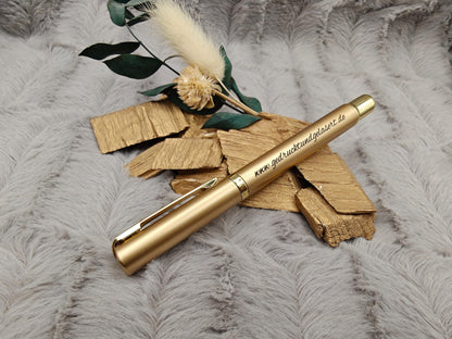 Gelstift personalisiert mit Gravur Kugelschreiber verschiedene Farben Kuli Stift Holz Gastgeschenk Geschenk