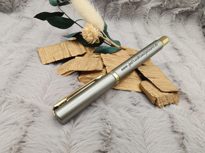 Gelstift personalisiert mit Gravur Kugelschreiber verschiedene Farben Kuli Stift Holz Gastgeschenk Geschenk