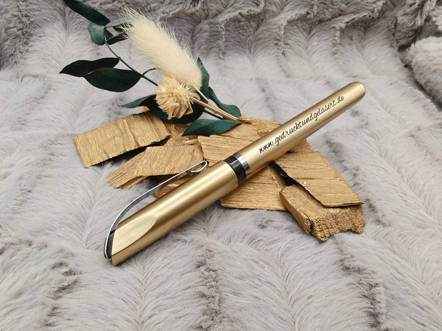 Gelstift personalisiert mit Gravur Kugelschreiber 5 verschiedene Farben Kuli Stift Holz Gastgeschenk Geschenk