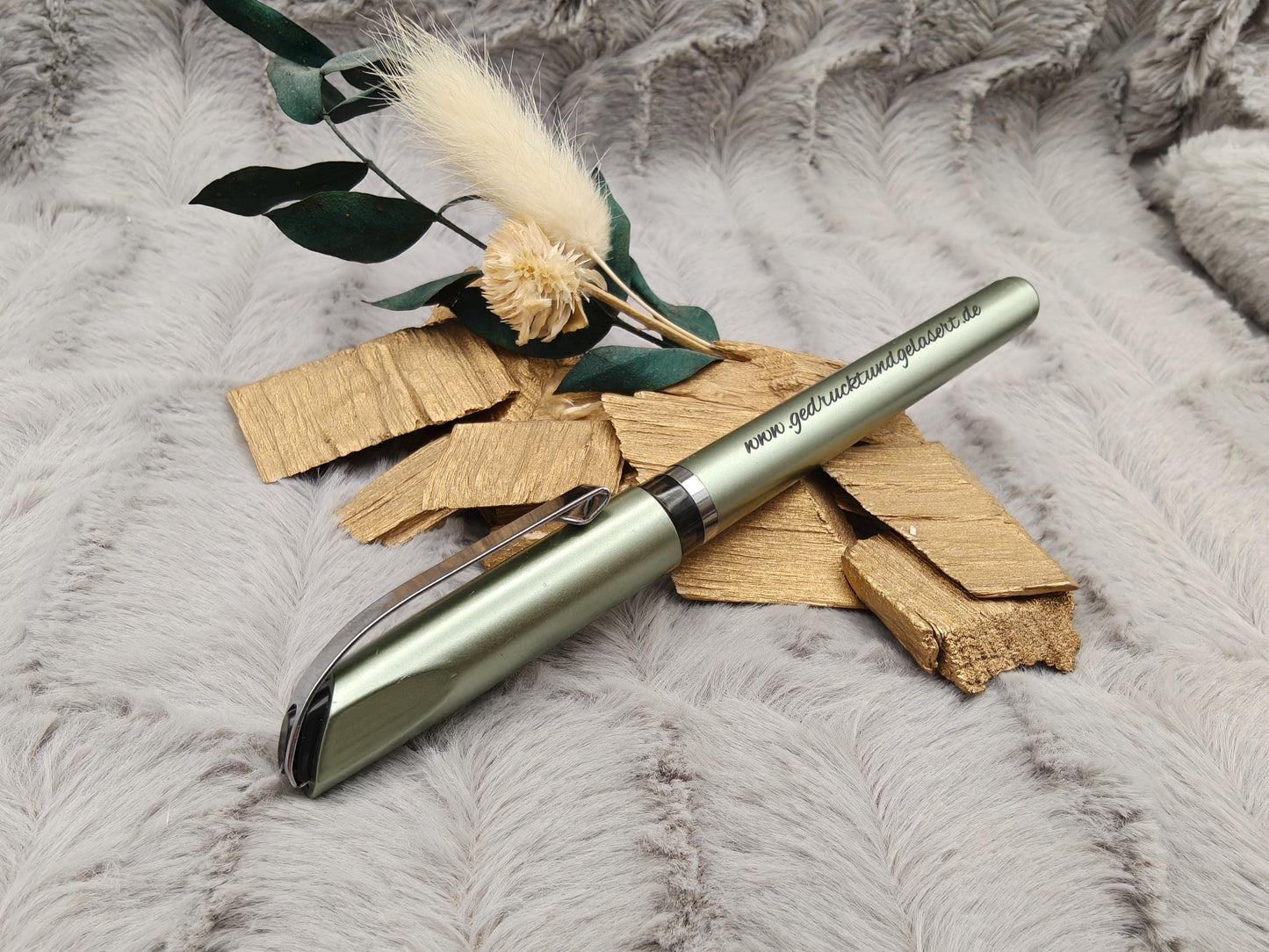 Gelstift personalisiert mit Gravur Kugelschreiber 5 verschiedene Farben Kuli Stift Holz Gastgeschenk Geschenk