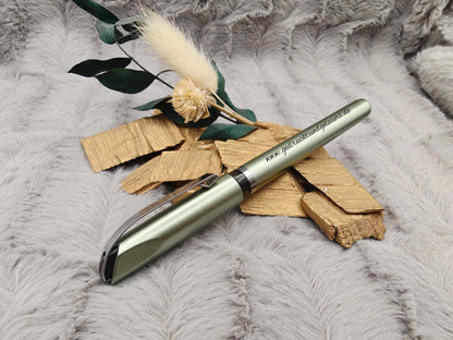 Gelstift personalisiert mit Gravur Kugelschreiber 5 verschiedene Farben Kuli Stift Holz Gastgeschenk Geschenk