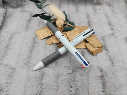 Kugelschreiber 3 in 1 personalisiert mit Gravur schreibt schwarz, rot oder blau Kuli Stift Holz Gastgeschenk Geschenk Gift