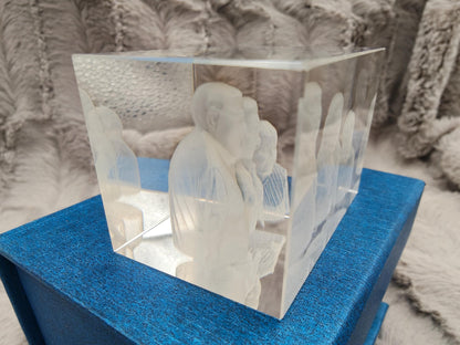 3D Foto im Kristall Quaderförmig Gravur Fotogravur 60x40x40mm