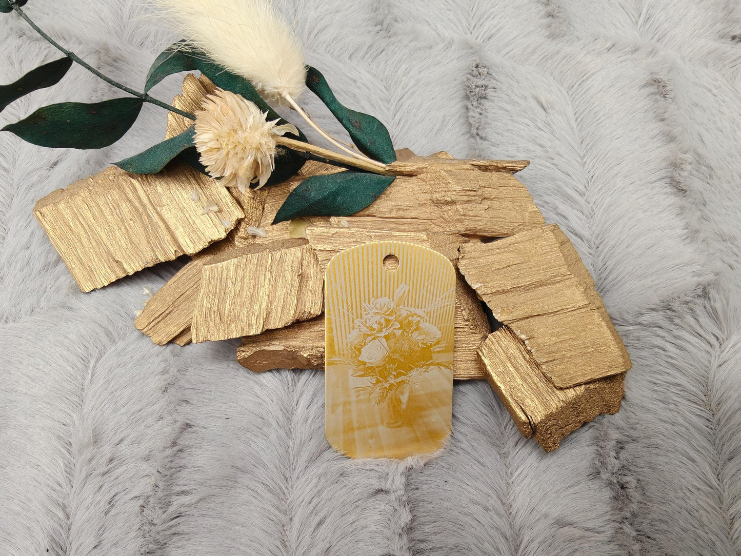 Dog Tag Hundemarke mit Fotogravur aus Aluminium eloxiert | Personalisierte Erkennungsmarke mit Foto | Individueller Anhänger inkl. Kette