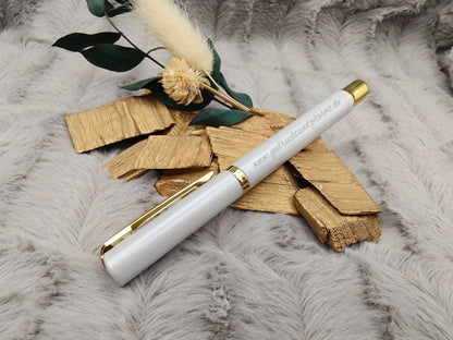 Gelstift personalisiert mit Gravur Kugelschreiber verschiedene Farben Kuli Stift Holz Gastgeschenk Geschenk