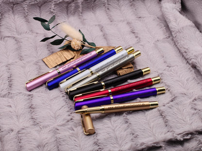 Gelstift personalisiert mit Gravur Kugelschreiber verschiedene Farben Kuli Stift Holz Gastgeschenk Geschenk