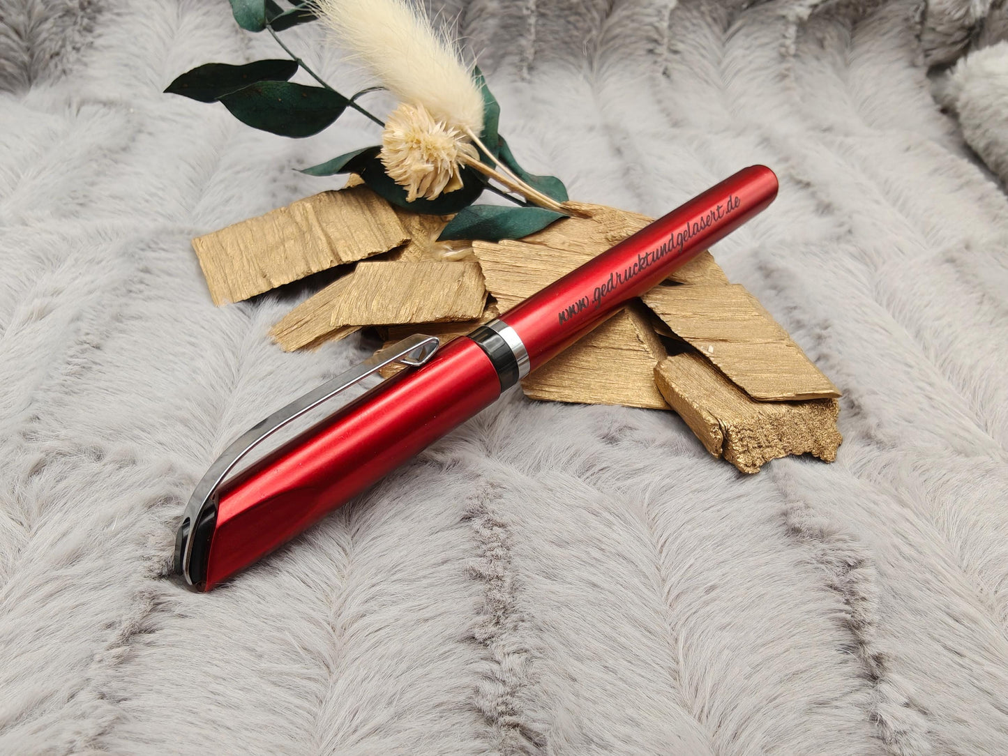 Gelstift personalisiert mit Gravur Kugelschreiber 5 verschiedene Farben Kuli Stift Holz Gastgeschenk Geschenk