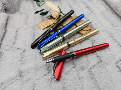 Gelstift personalisiert mit Gravur Kugelschreiber 5 verschiedene Farben Kuli Stift Holz Gastgeschenk Geschenk