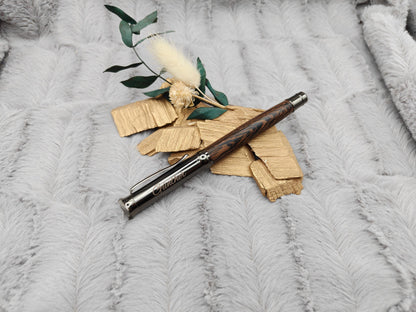 Edler Gelstift massiv personalisiert mit Gravur Kugelschreiber Kuli Stift Holz Gastgeschenk Geschenk Gift