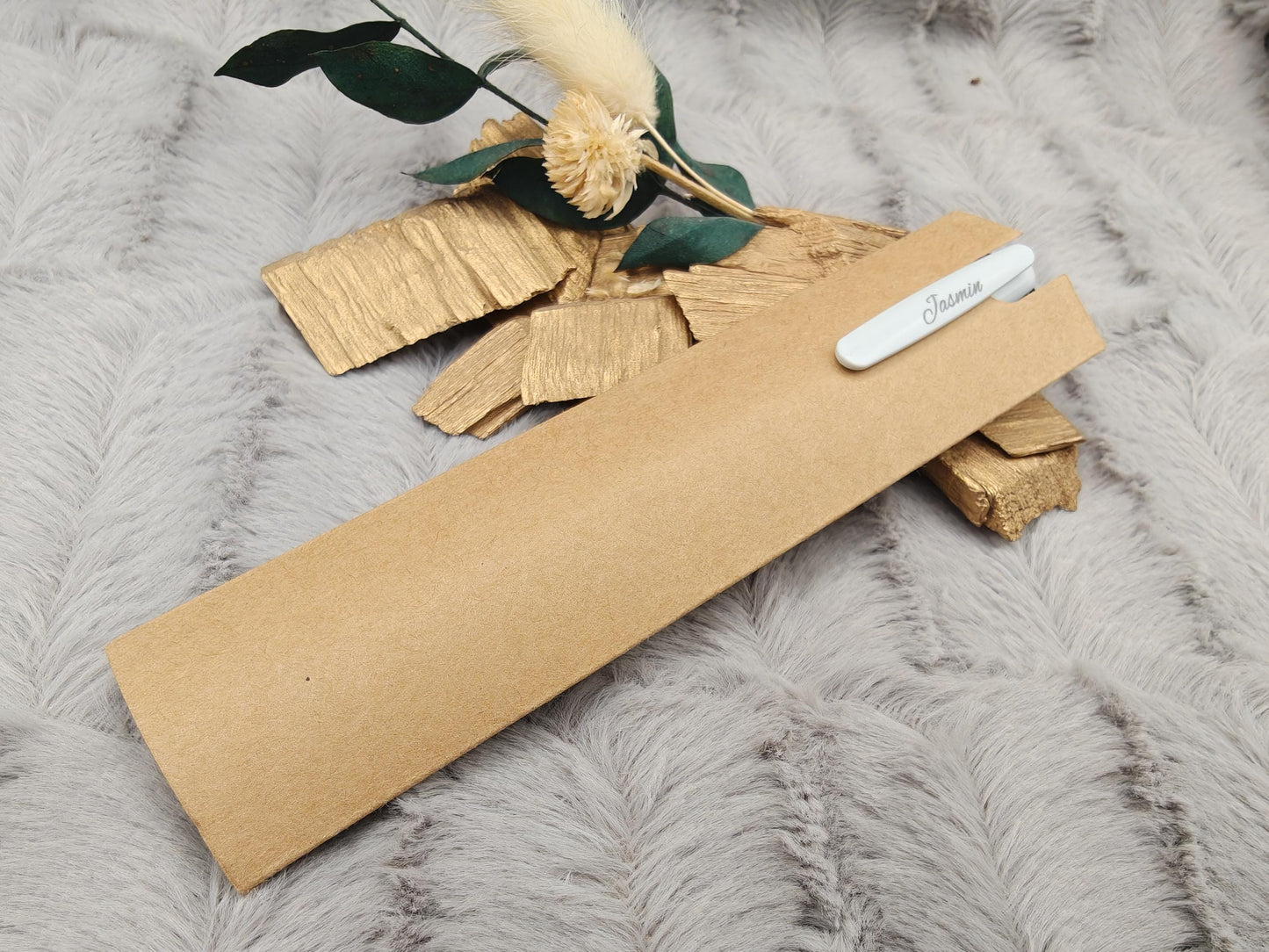 Kugelschreiber 3 in 1 personalisiert mit Gravur schreibt schwarz, rot oder blau Kuli Stift Holz Gastgeschenk Geschenk Gift