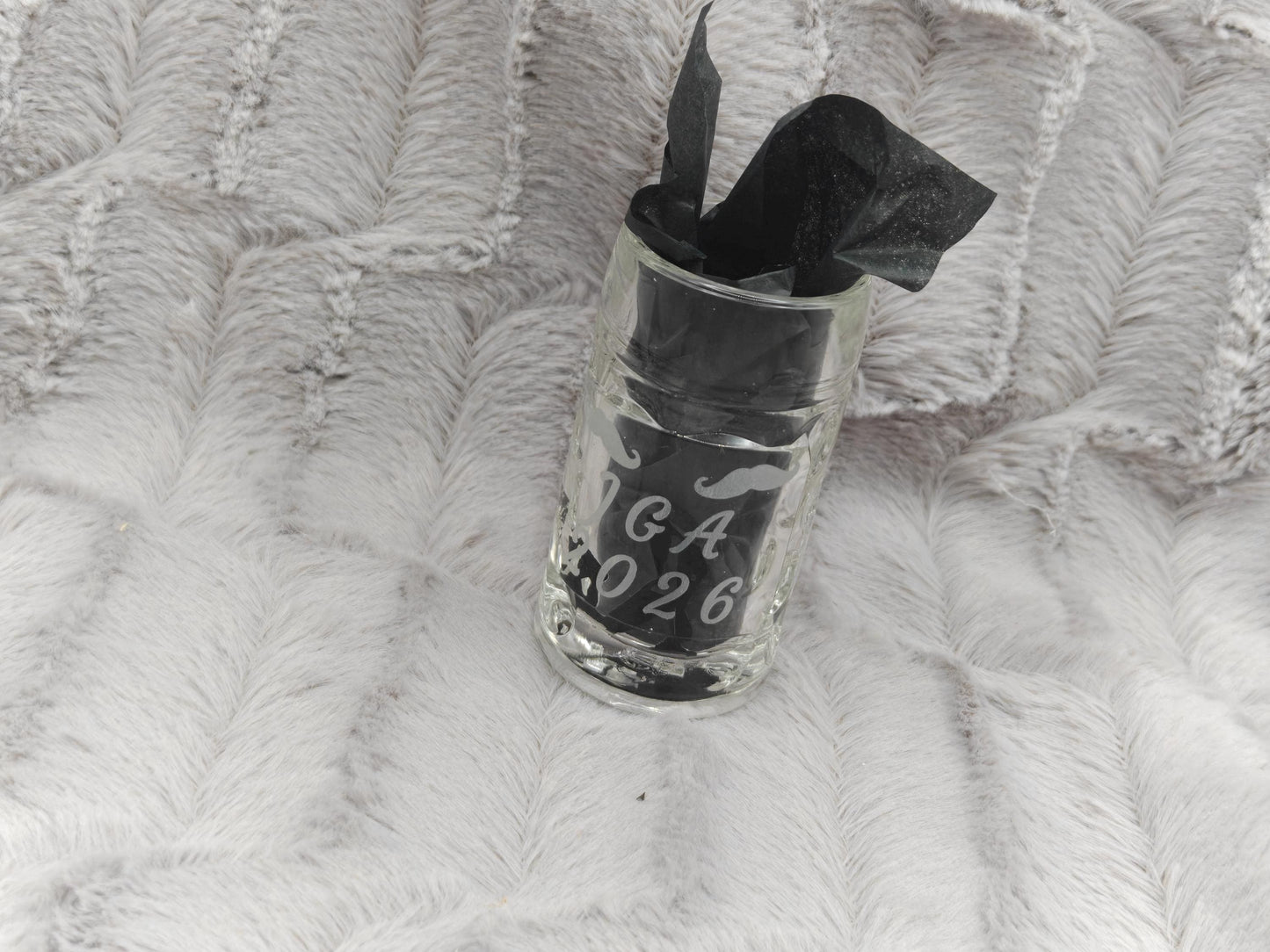 Schnapsglas Mini personalisiert Maßkrug Bierkrug Glas JGA Hochzeit Party Gag 40ml mit individueller Gravur