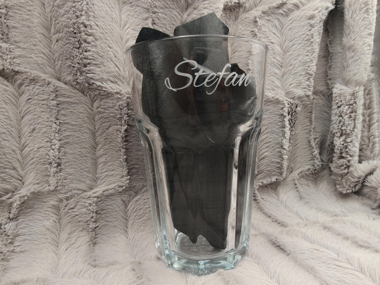 Latte Macchiato Glas mit Gravur personalisiert | Kaffeeglas mit Name oder Spruch | Geschenkidee Geburtstag & Einzug | Trinkglas individuell