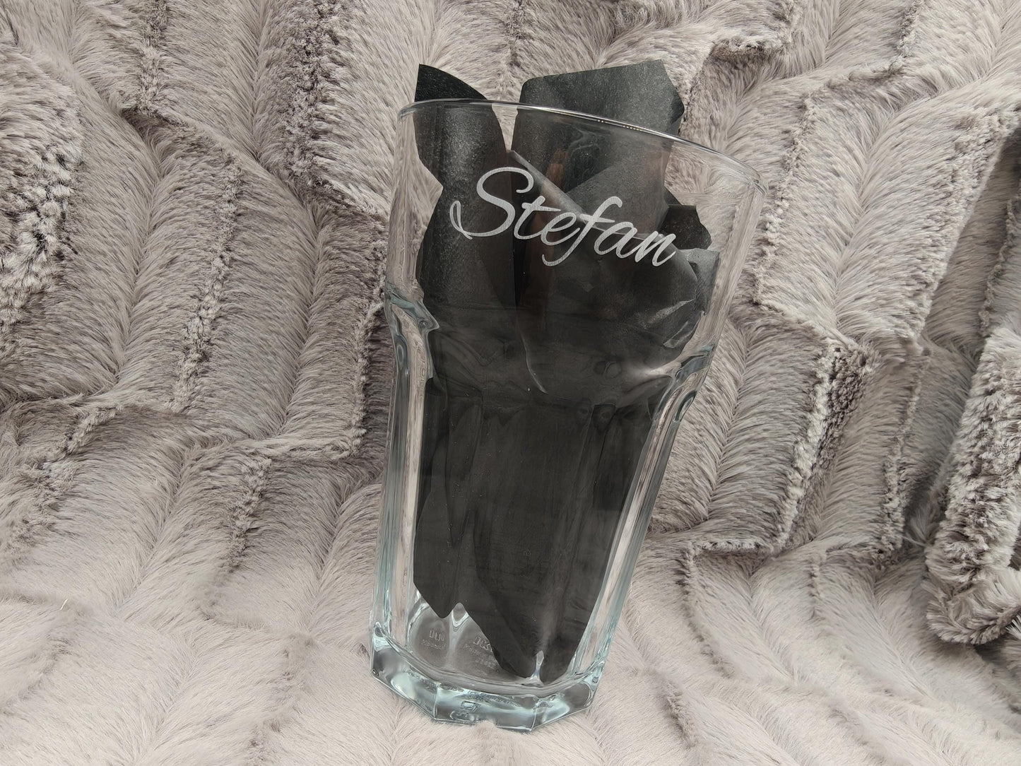 Latte Macchiato Glas mit Gravur personalisiert | Kaffeeglas mit Name oder Spruch | Geschenkidee Geburtstag & Einzug | Trinkglas individuell
