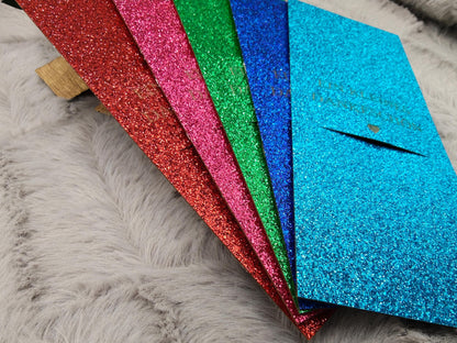 Kugelschreiber personalisiert Kleines Dankeschön 5 Glitzerfarben Glamour Geschenk Bambus individueller Gravur