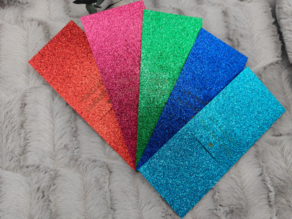 Kugelschreiber personalisiert Kleines Dankeschön 5 Glitzerfarben Glamour Geschenk Bambus individueller Gravur