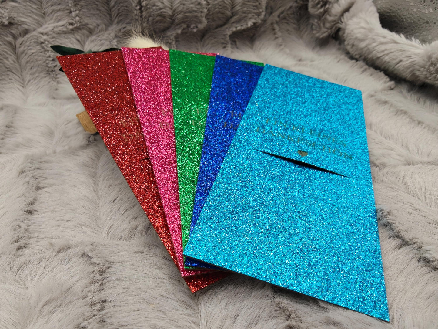 Kugelschreiber personalisiert Kleines Dankeschön 5 Glitzerfarben Glamour Geschenk Bambus individueller Gravur
