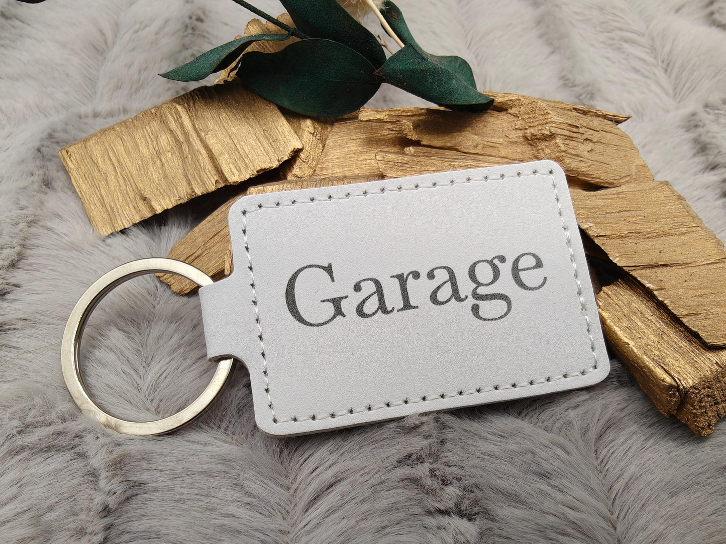 Personalisierter Schlüsselanhänger Kunstleder mit Gravur | Individueller Anhänger Wunschtext | Hochzeit & Geburtstag | Schlüsselbund