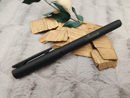 Gelschreiber personalisiert 8 verschiedene Farben gummierter Griff mit Gravur Kuli Stift Gastgeschenk Geschenk Kugelschreiber