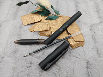 Gelschreiber personalisiert 8 verschiedene Farben gummierter Griff mit Gravur Kuli Stift Gastgeschenk Geschenk Kugelschreiber