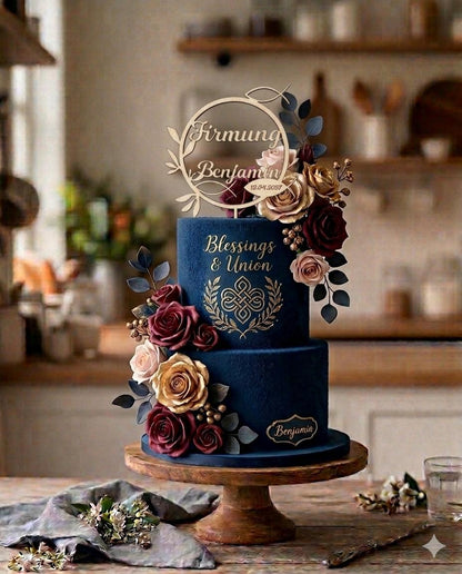 Caketopper Konfirmation, Kommunion oder Firmung personalisiert aus Holz  mit Namen Cake Topper