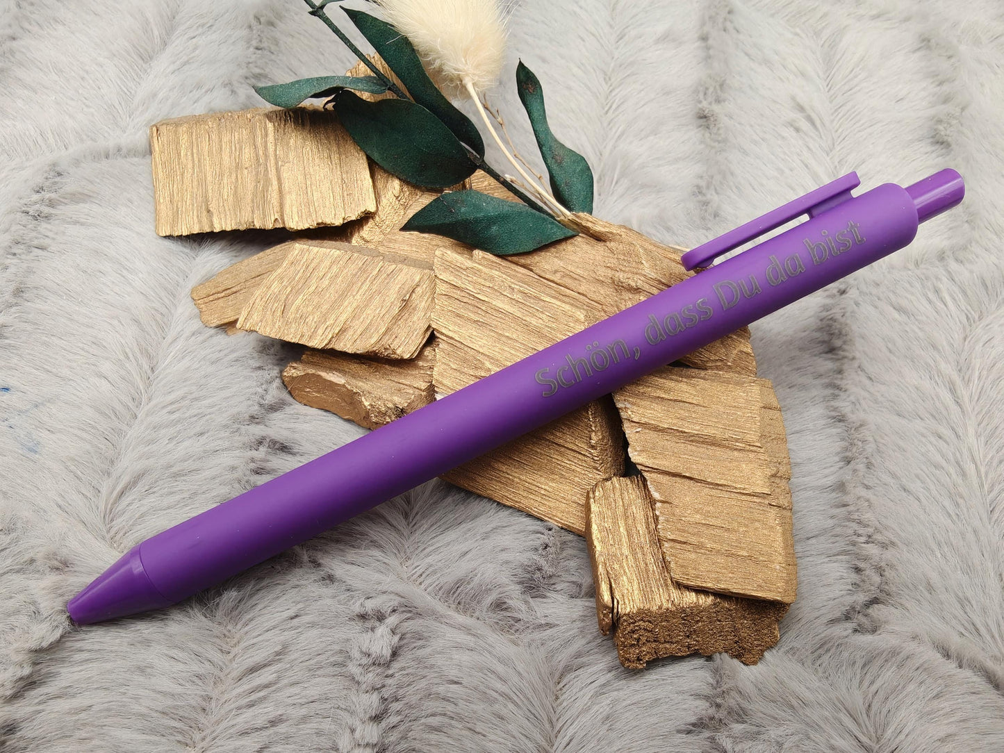 Gelschreiber personalisiert 10 Farben samtige Oberfläche mit Gravur Kuli Stift Gastgeschenk Geschenk Kugelschreiber