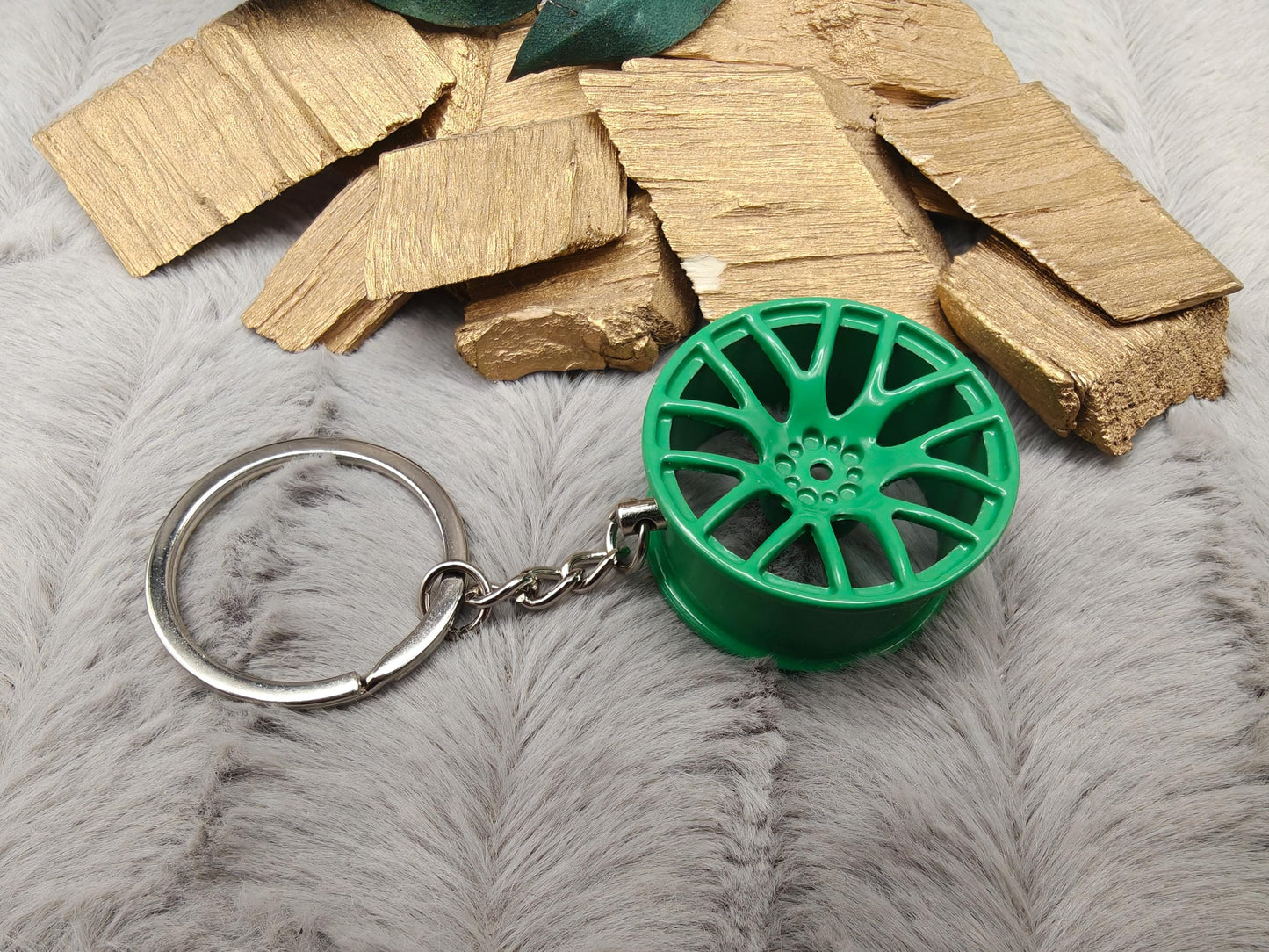 Felgen Schlüsselanhänger personalisiert | Auto Tuning Geschenk mit Gravur | Alufelge Anhänger Schlüsselbund | KFZ Zubehör für Autofahrer