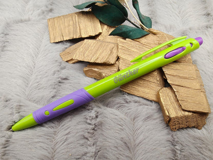 Gelschreiber personalisiert 4 schöne Farben gummierter Griff mit Gravur Kuli Stift Gastgeschenk Geschenk Kugelschreiber