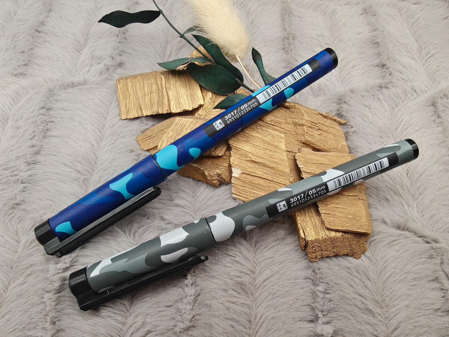 Gelschreiber personalisiert Camouflage Muster mit Gravur Kuli abnehmbare Kappe Stift Gastgeschenk Geschenk Kugelschreiber