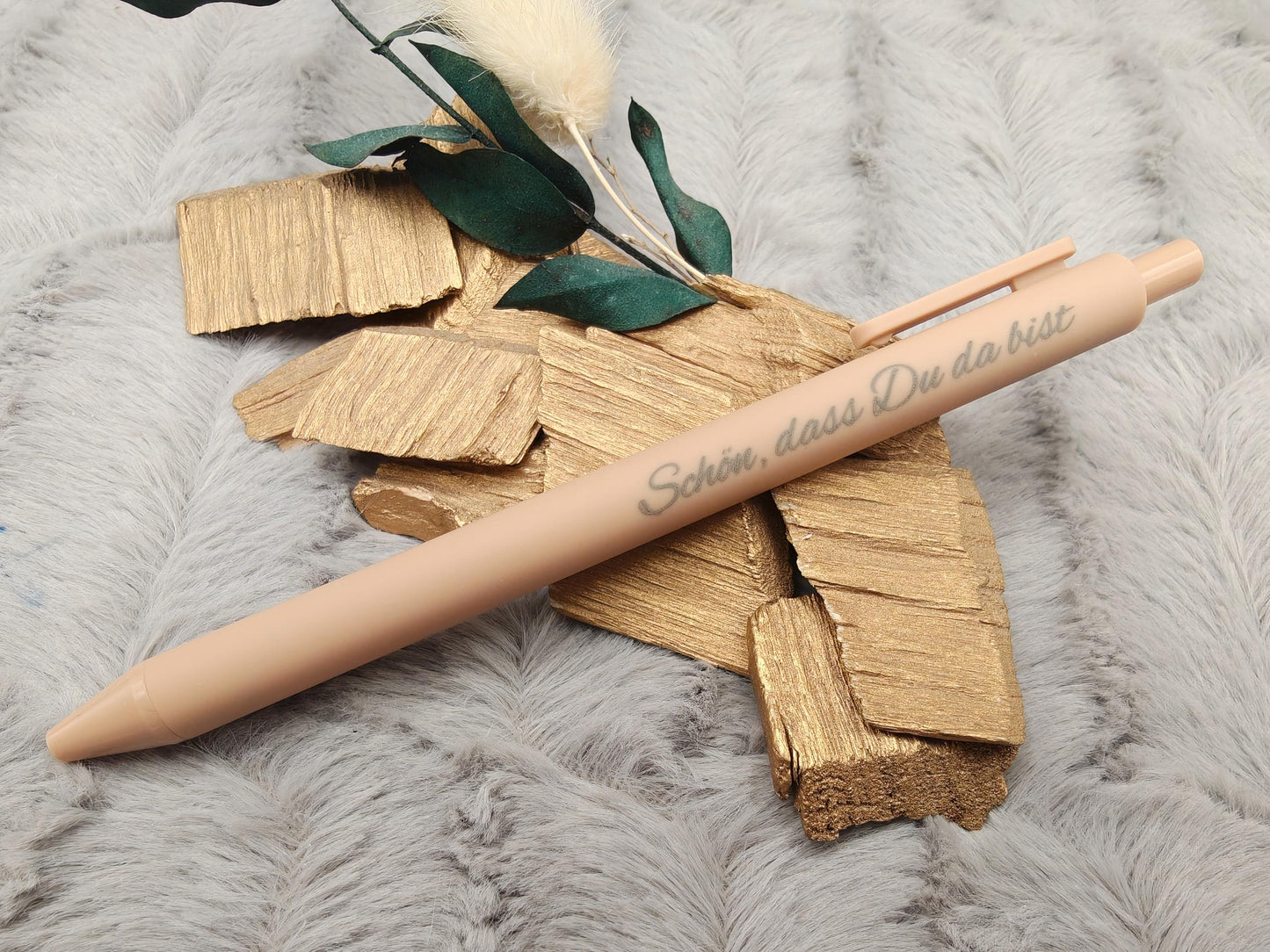 Gelschreiber personalisiert 10 Farben samtige Oberfläche mit Gravur Kuli Stift Gastgeschenk Geschenk Kugelschreiber