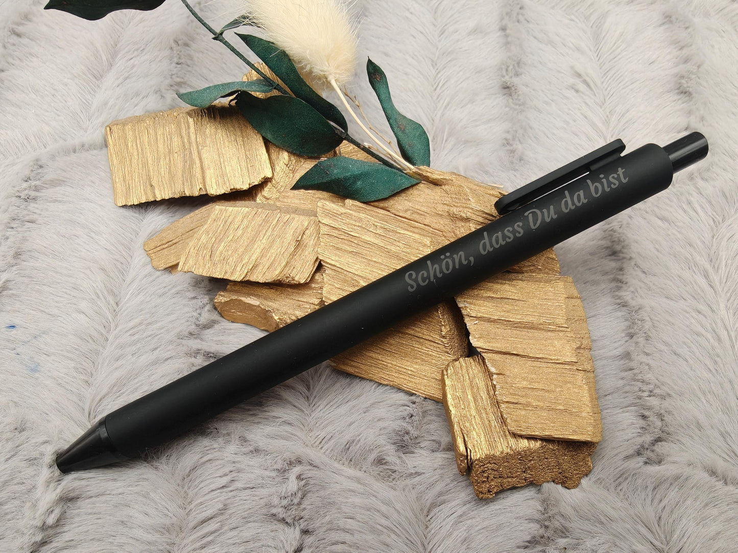 Gelschreiber personalisiert 10 Farben samtige Oberfläche mit Gravur Kuli Stift Gastgeschenk Geschenk Kugelschreiber