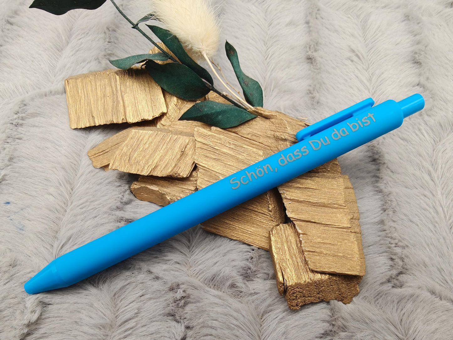 Gelschreiber personalisiert 10 Farben samtige Oberfläche mit Gravur Kuli Stift Gastgeschenk Geschenk Kugelschreiber